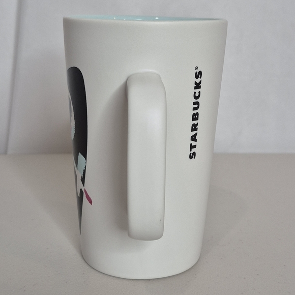 Starbucks Coffee Company 2015 XOXO Color Splash Heart Hot Beverage Mug w/ Handle - Picture 2 of 7